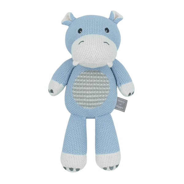 Living Textiles Harry the Hippo Knitted Toy