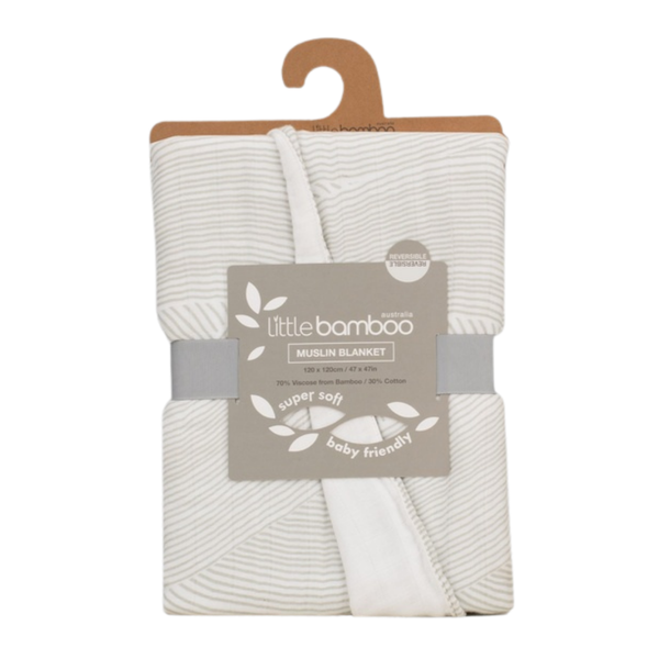 Little Bamboo Muslin Blanket - Natural