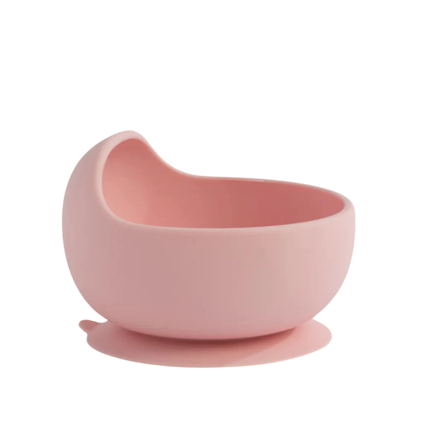 Living Textiles Silicone Bowl in Light Pink