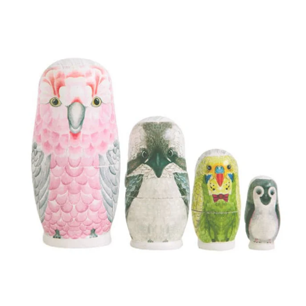 Marmalade Lion Nesting Dolls - Australian Baby Bird