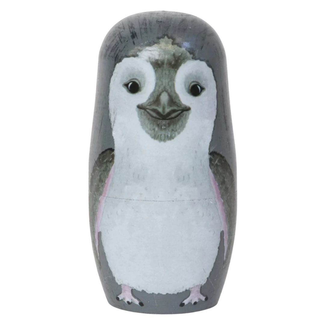 Marmalade Lion Penguin Rattle
