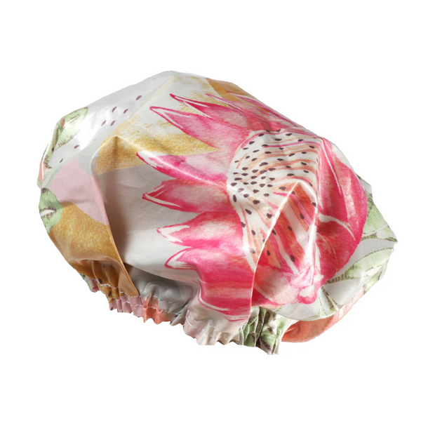 Marmalade Lion Modern Native Shower Cap