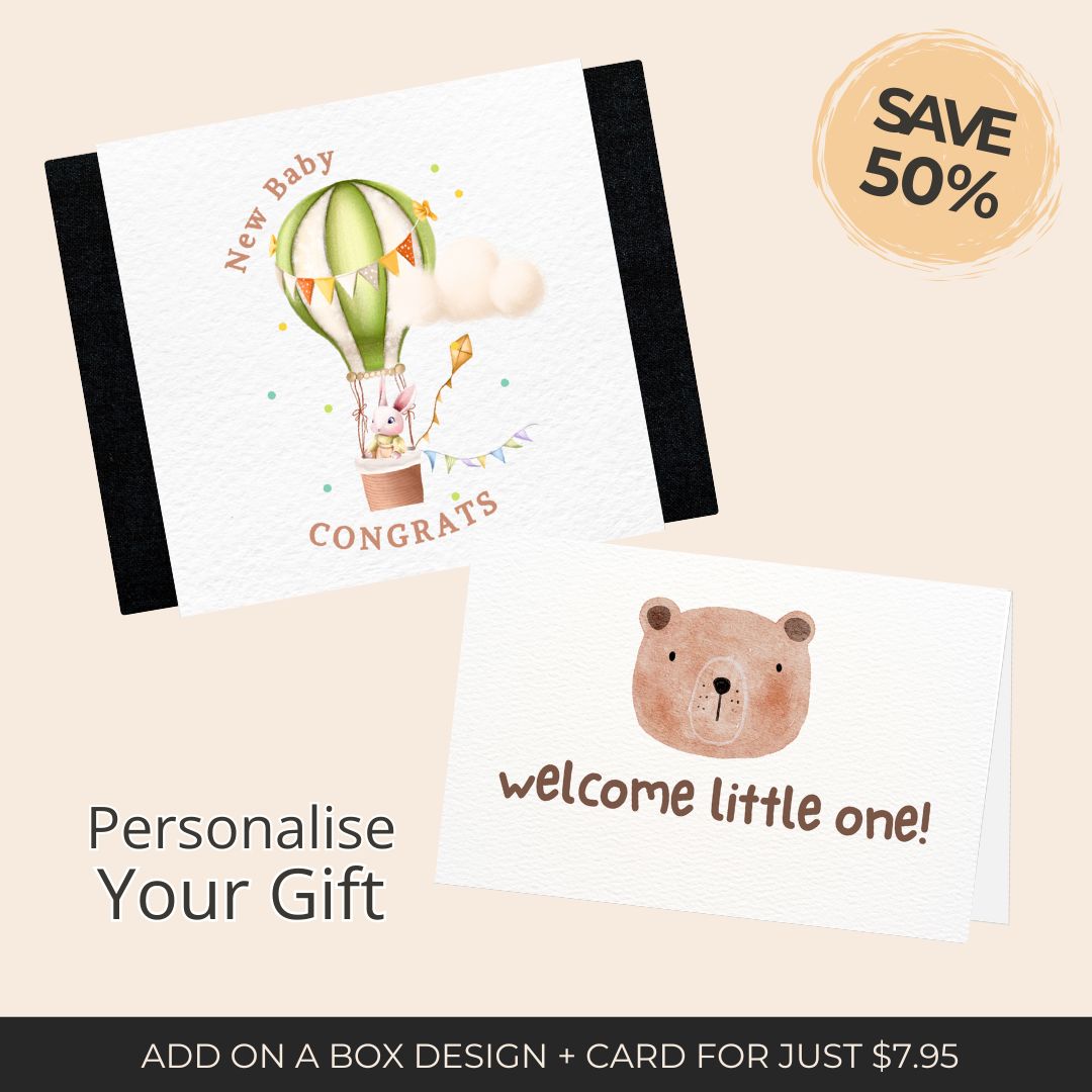 New Baby Congrats Sleeve + Card Bundle - Baby Gifts Australia