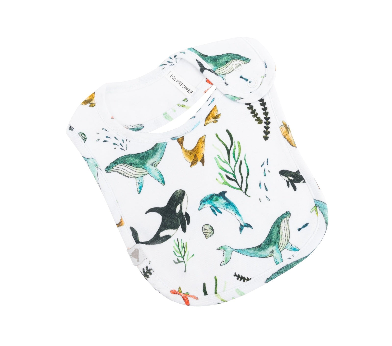 Under The Sea Oranic Cotton Bib
