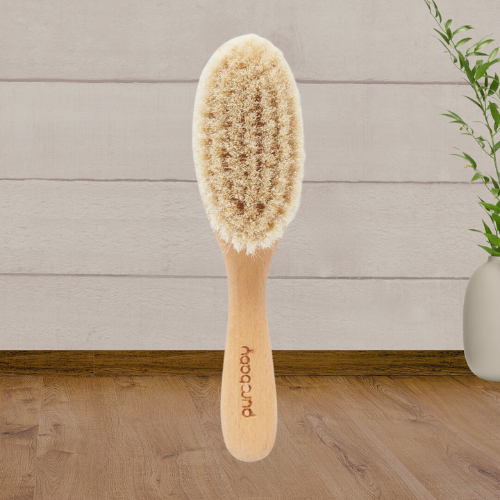 Pure Baby Natural Goat Hair Brush - Baby Gifts Australia