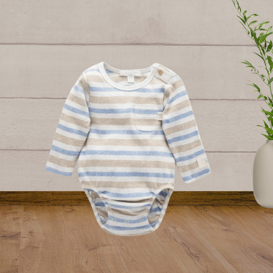 Pure Baby Artic Winter Striped Bodysuit - Baby Gifts Australia