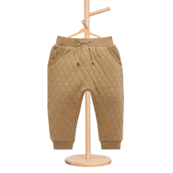 Pure Baby Barn Melange Quilted Track Pant
