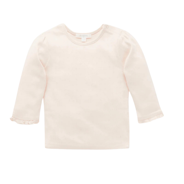 Pure Baby Cream Rib Layering Top