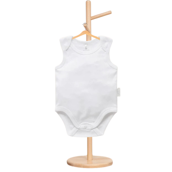 Pure Baby Essentials White Singlet Bodysuit