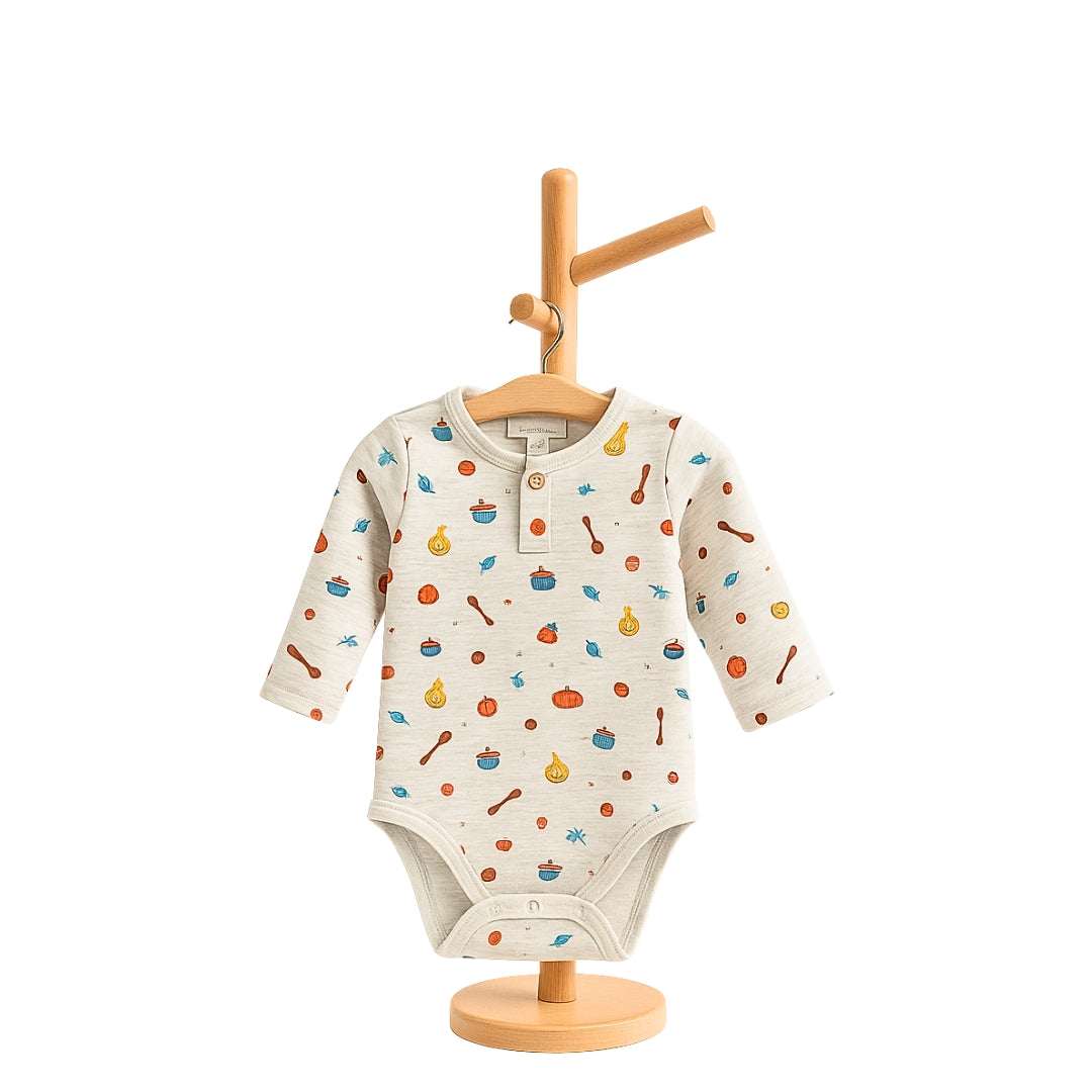 Pure Baby Veg Soup Printed Body Suit