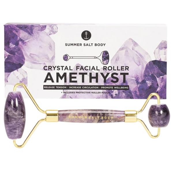 Summer Salt Body Amethyst Crystal Facial Roller