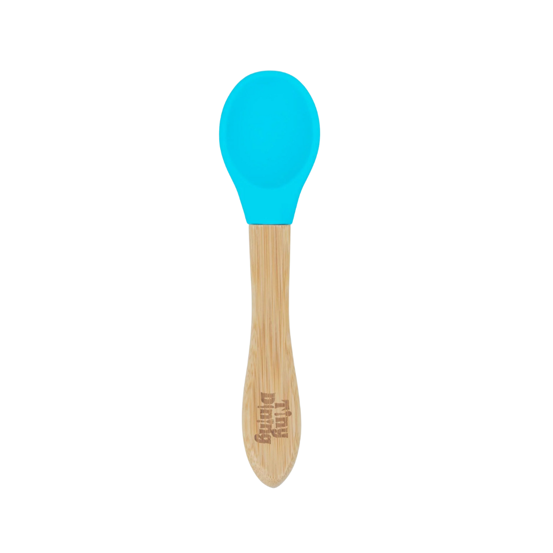TINY DINING BLUE BAMBOO SPOON