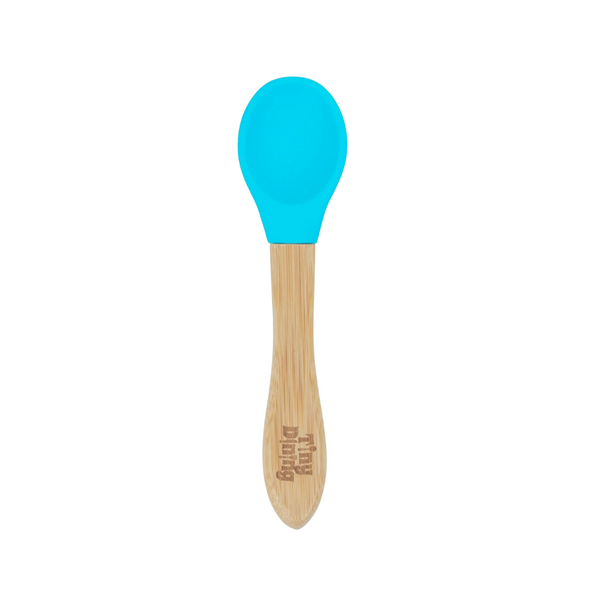 TINY DINING BLUE BAMBOO SPOON