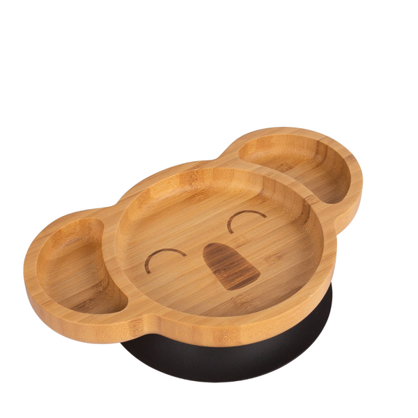 TINY DINING Children's Bamboo Suction Koala Plate