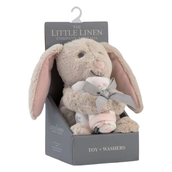 TLLC Plush Toy & Washers Harvest Bunny