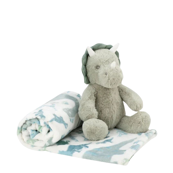 Weegoamigo Plush Toy & Blanket Roary McRllroy Dinosaur