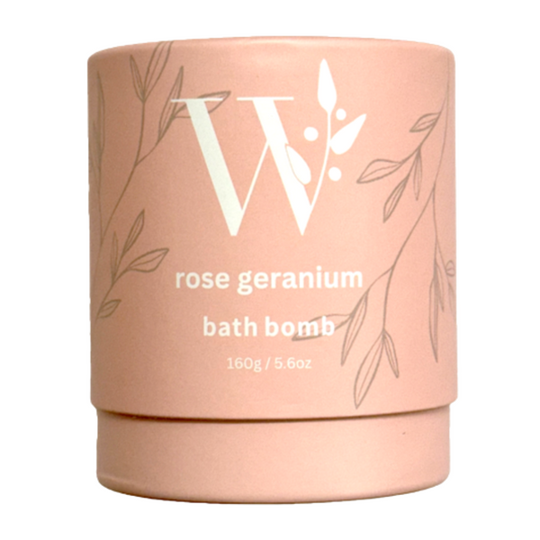 Wheelers Hill Soaps Rose & Geranium Bath Bomb