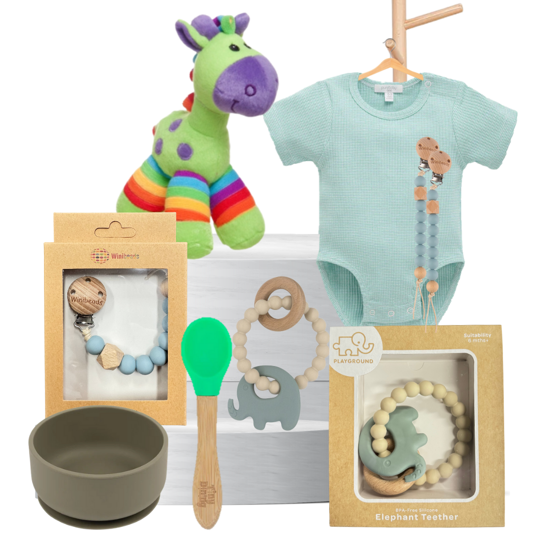 Neutral Playday Baby Hamper with Baby Gifts